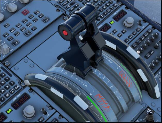 thrust levers photo