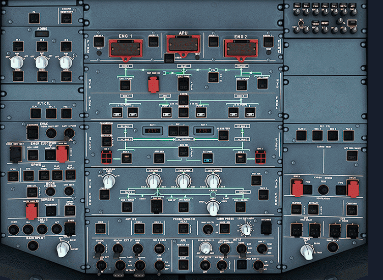 overhead panel
